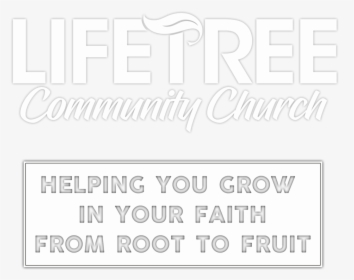 Lifetree Cc Logo With Subtext 3 - Poster, HD Png Download, Transparent PNG