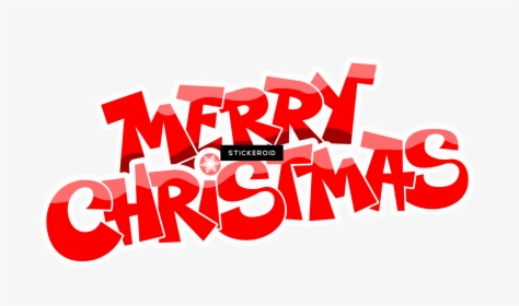 Merry Christmas Text , Png Download - Christmas Day, Transparent Png, Transparent PNG
