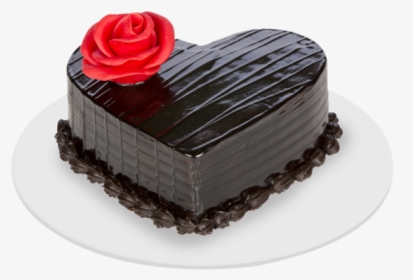 Bitter Sweetheart Choco Cake - Heart Shaped Dark Chocolate Cake, HD Png Download, Transparent PNG