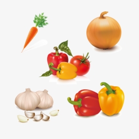 Tomatoes And Peppers Cartoon, HD Png Download, Transparent PNG