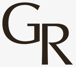 Estampille Gr Hd Brun Noir - Gr Logo Hd Png, Transparent Png, Transparent PNG