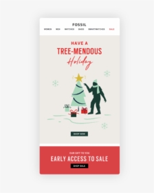 Marsello Holiday Email Blog Fossil - Graphic Design, HD Png Download, Transparent PNG