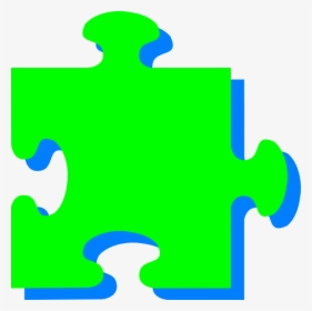 Green N Blue Puzzle Svg Clip Arts, HD Png Download, Transparent PNG