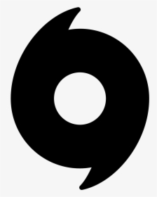 This Image Is A Logo Of A Circle That Has A Point On - Origin Black Icon, HD Png Download, Transparent PNG