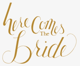 Transparent Here Comes The Bride Clipart - Here Comes The Bride Png Transparent, Png Download, Transparent PNG