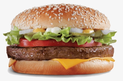 Hamburger With Sesame Seed Bun, HD Png Download, Transparent PNG