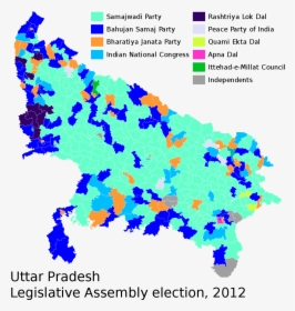 2012 Uttar Pradesh Election Results, HD Png Download, Transparent PNG