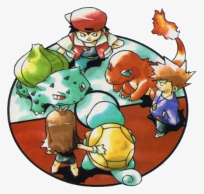 Pokemon Generation 1 Trainers - Pocket Monsters Red Blue Green, HD Png Download, Transparent PNG