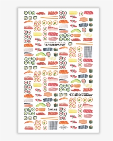 Rebsville Sushi Tea Towel Cutout - Rebsville Art Studio, HD Png Download, Transparent PNG