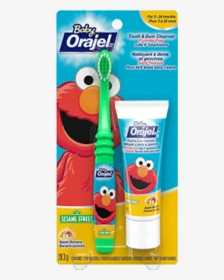 Orajel Baby Elmo Tooth And Gum Cleanser, HD Png Download, Transparent PNG