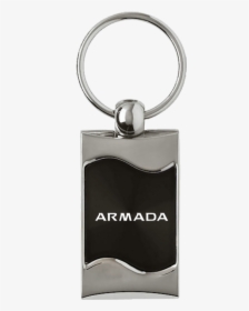 Nissan Armada Black Spun Brushed Metal Key Ring - Keychain, HD Png Download, Transparent PNG