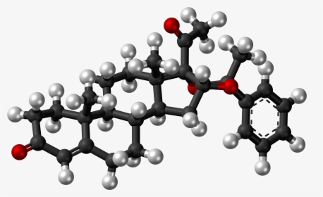 Algestone Acetophenide Molecule Ball - 3d Model Of Chemical Compounds, HD Png Download, Transparent PNG