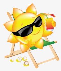 Png Soleil Vacances - Cartoon Suns, Transparent Png, Transparent PNG