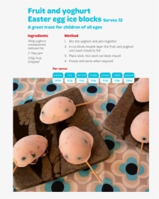 Fruit And Yoghurt Easter Egg Ice Blocks - Animal, HD Png Download, Transparent PNG