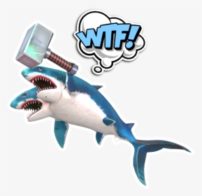 Double Head Shark Attack Messages Sticker-3 - Great White Shark, HD Png Download, Transparent PNG