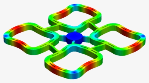 Coventorware Simulation Of Thermal Field Generated - Baby Toys, HD Png Download, Transparent PNG