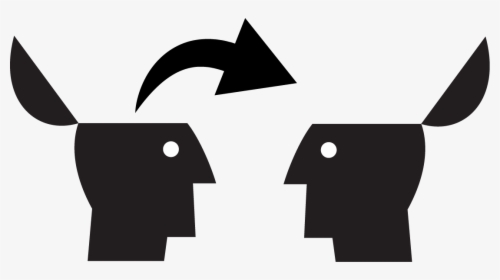 Icon Showing Knowledge Transferring From One Head To, HD Png Download, Transparent PNG