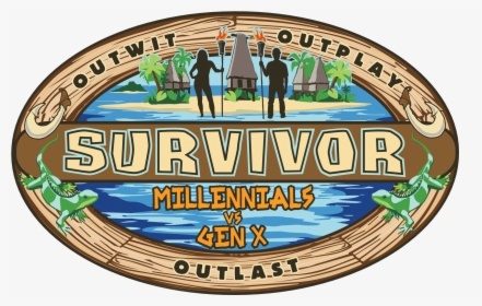 Counting Down To Season - Survivor Millennials Vs Gen X Logo, HD Png Download, Transparent PNG