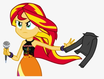 Artist Needed, Edit, Equestria Girls, Iron Maiden, - Mlp Equestria Girl Sunset Shimmer, HD Png Download, Transparent PNG