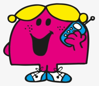 Little Miss Chatterbox - Mr Men Little Miss Chatterbox, HD Png Download, Transparent PNG