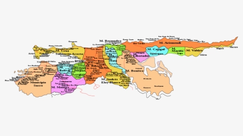 Mapa Del Estado Sucre, HD Png Download, Transparent PNG