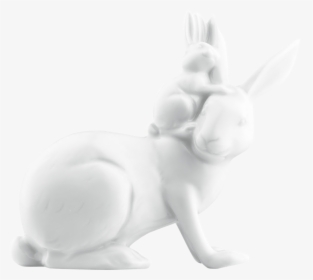 Mother Hare With Baby Bunny - Animal Figure, HD Png Download, Transparent PNG
