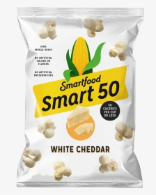 Smart50™ White Cheddar Popcorn - Smartfood Popcorn White Cheddar, HD Png Download, Transparent PNG