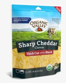 Organic Valley Sharp Cheddar Cheese, HD Png Download, Transparent PNG
