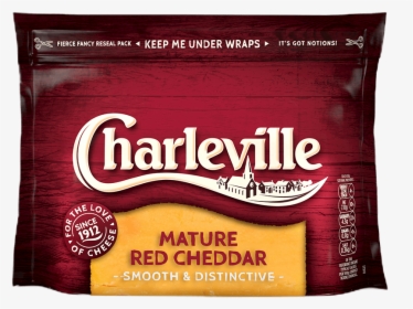 Charleville Mature Red Cheddar Block - Charleville Mature Red Cheddar, HD Png Download, Transparent PNG