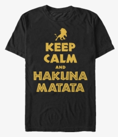 Lion King Keep Calm T-shirt - Active Shirt, HD Png Download, Transparent PNG