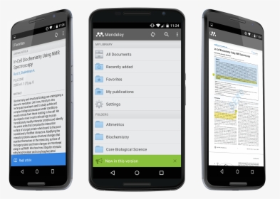 Mendeley Android Mockup V2 - Iphone, HD Png Download, Transparent PNG