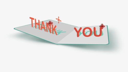 Thank You Card - Graphic Design, HD Png Download, Transparent PNG