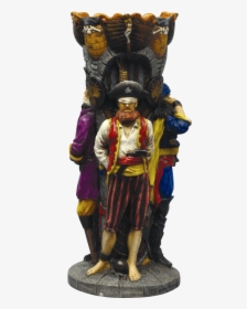 See, Hear, And Speak No Evil Pirate Candleholder - Figurine, HD Png Download, Transparent PNG