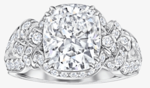 Front Shot Of The Bridal Couture By Harry Winston, - Engagement Ring, HD Png Download, Transparent PNG