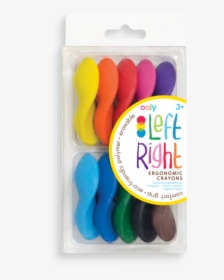 Ergonomic Crayons - Ooly Left Right Crayons, HD Png Download, Transparent PNG