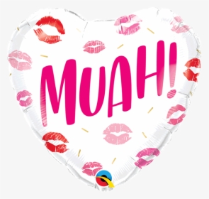New Valentine S Muah Kiss - Qualatex, HD Png Download, Transparent PNG