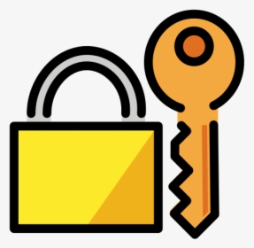 Key And Lock Symbol, HD Png Download, Transparent PNG