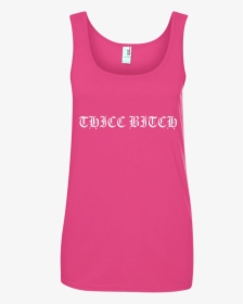 Thicc Bitch Shirt, Tank, Hoodie - 3533 Womens Spandex Jersey Tank Pink, HD Png Download, Transparent PNG