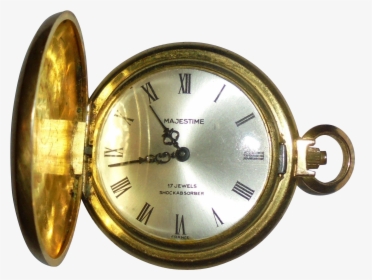 France 17 Jewels Majestime Vintage Pocket Watch Fancy - Quartz Clock, HD Png Download, Transparent PNG
