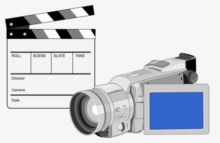 Video Camera Movie Clapboard Retro - Vector Camera Video Hd, HD Png Download, Transparent PNG