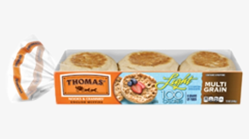 Thomas Light Multi-grain English Muffins Package - Thomas Light Multigrain English Muffin, HD Png Download, Transparent PNG