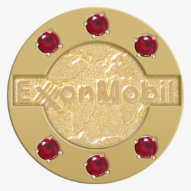 10 Year 10k Gold Emblem With Six Synthetic Rubies , - Ring, HD Png Download, Transparent PNG