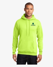 Neon Yellow Hoodie Mens, HD Png Download, Transparent PNG