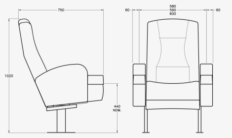 Club Cad File - Chair, HD Png Download, Transparent PNG