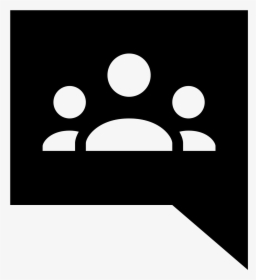 Google Groups Icon , Png Download - Google Groups Icon Black And White, Transparent Png, Transparent PNG