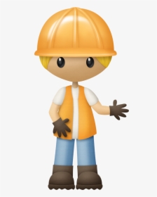 Cute Kid Construction Worker Clip Art, HD Png Download, Transparent PNG