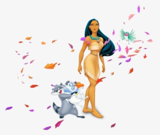 Princess Pocahontas With Friends - Pocahontas Png, Transparent Png, Transparent PNG