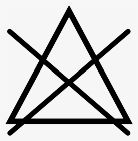 Triangle With A Cross Through, HD Png Download, Transparent PNG