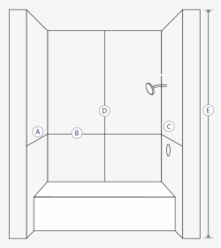 Db Tm Bath Bathroom With A Tub Tile Calculator - Door, HD Png Download, Transparent PNG