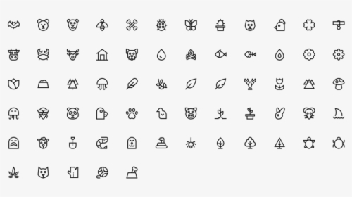 Animals Nature Icons 32px - Norse Glyphs, HD Png Download, Transparent PNG